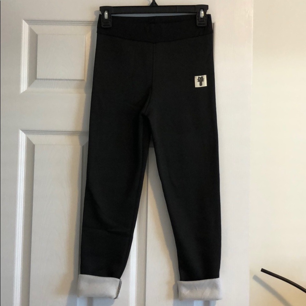 Brand New Black Fleece-lined Leggings